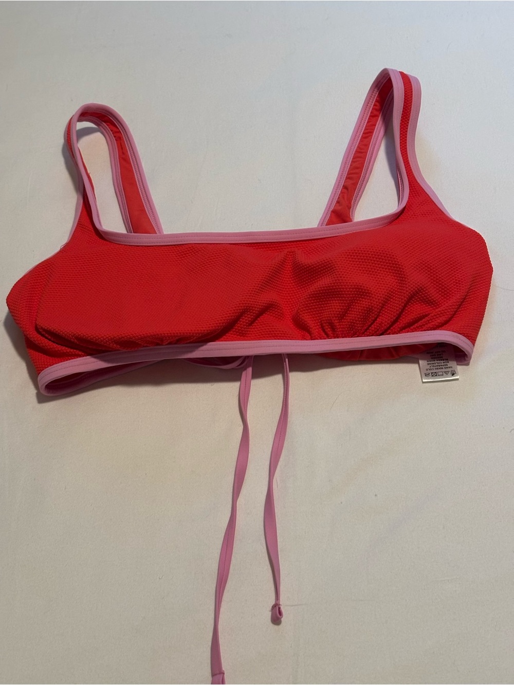 Tommy Bahama Island Cabana Tie-Back Bikini Top - Coral